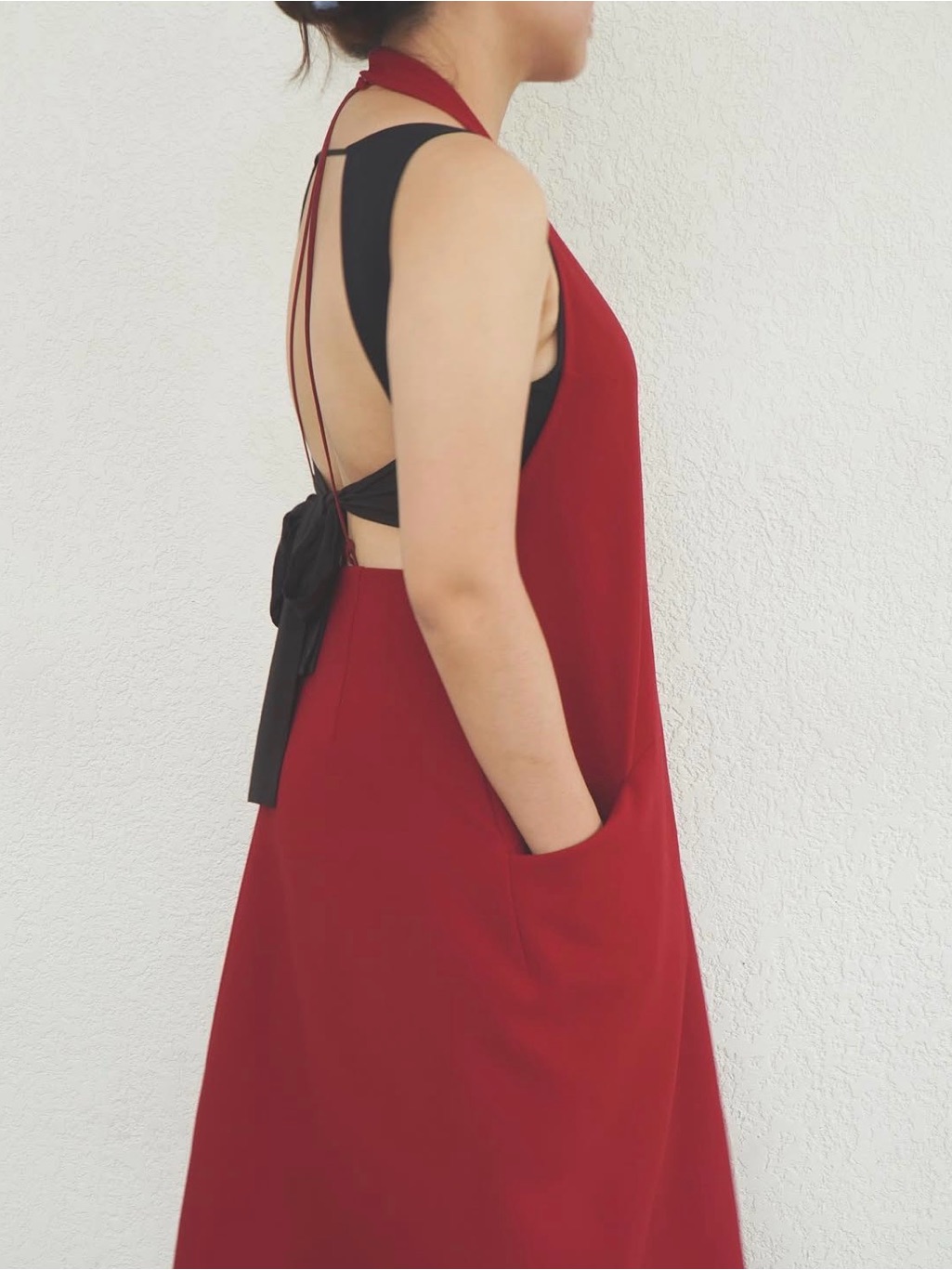 La Lan Bralette Open Back Top W/ Tie (Petite/Reg) — image 6 of 6